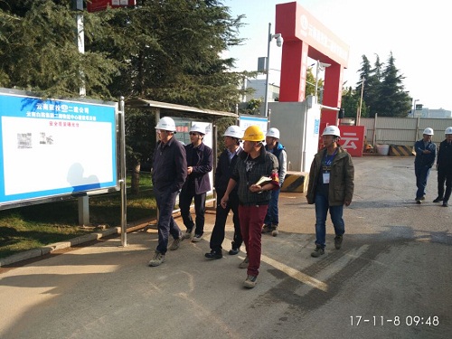 集团领导到云南白药集团二期物流中心建设项目进行安全检查