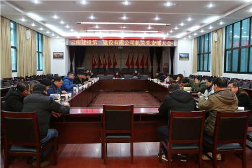 公司机关党支部组织召开支部党员大会