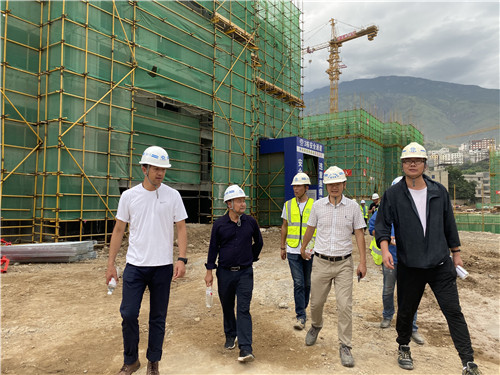 集团领导带队到十七直巧家北门项目开展拉网式排查工作