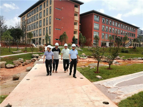 万向遵、陈本员调研云南财经大学安宁校区建设项目