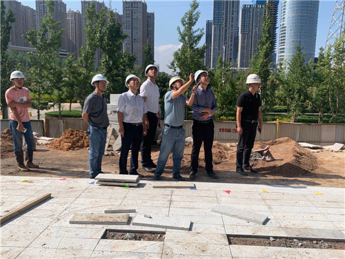 王现合、臧庆泽调研滇池明珠二期建设项目