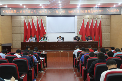 【大战120天】公司召开“乘势而上，大战120天，确保年度目标超额完成”工作部署会