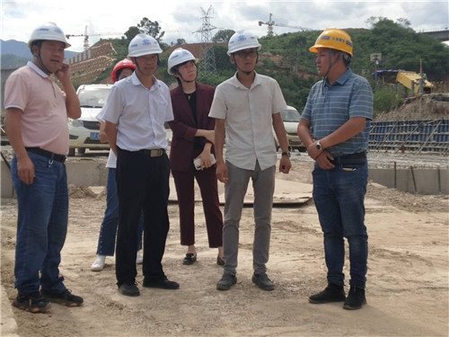 陈定华、胡云红调研元蔓高速（玉溪段）一分部