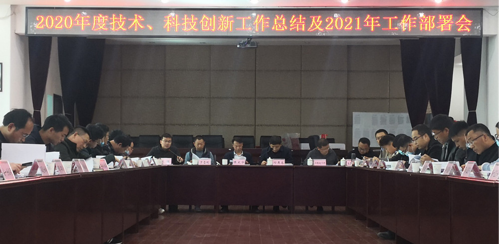 【公司要闻】公司召开2020年度技术、科技创新工作总结及2021年工作部署会