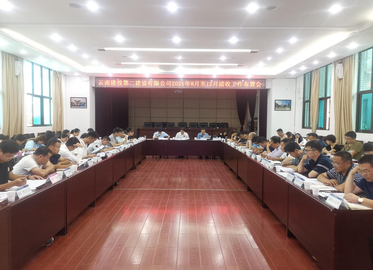 【公司动态】公司召开2021年8月至12月清收工作布置会