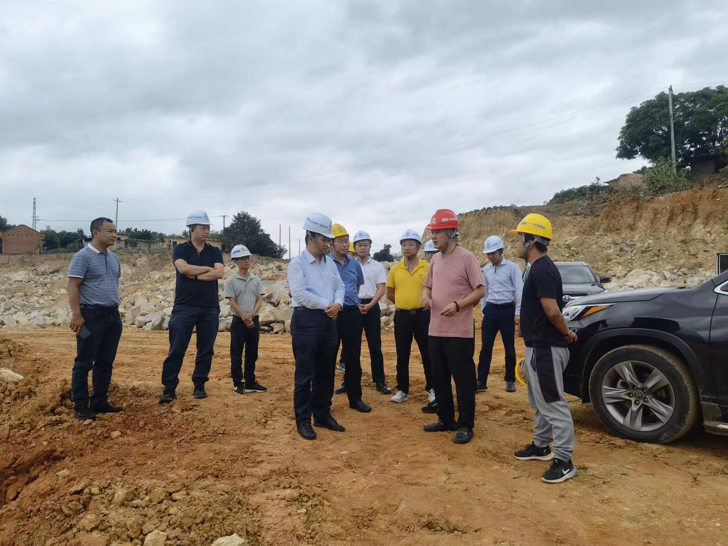 【调研检查】交通厅王勇一行调研指导永金高速项目