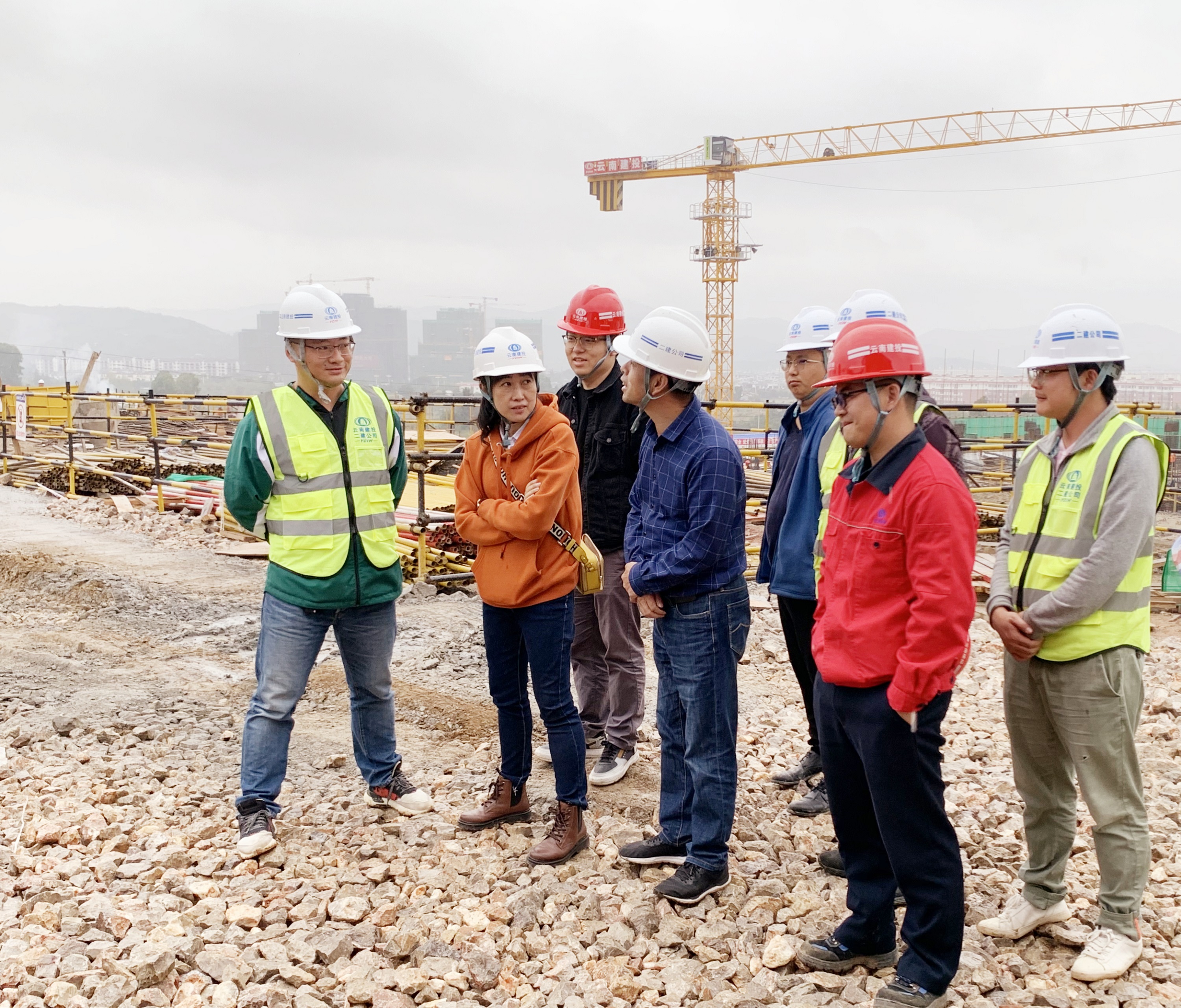 【我为群众办实事】公司领导检查曲靖区域医疗中心项目-心脑血管医院