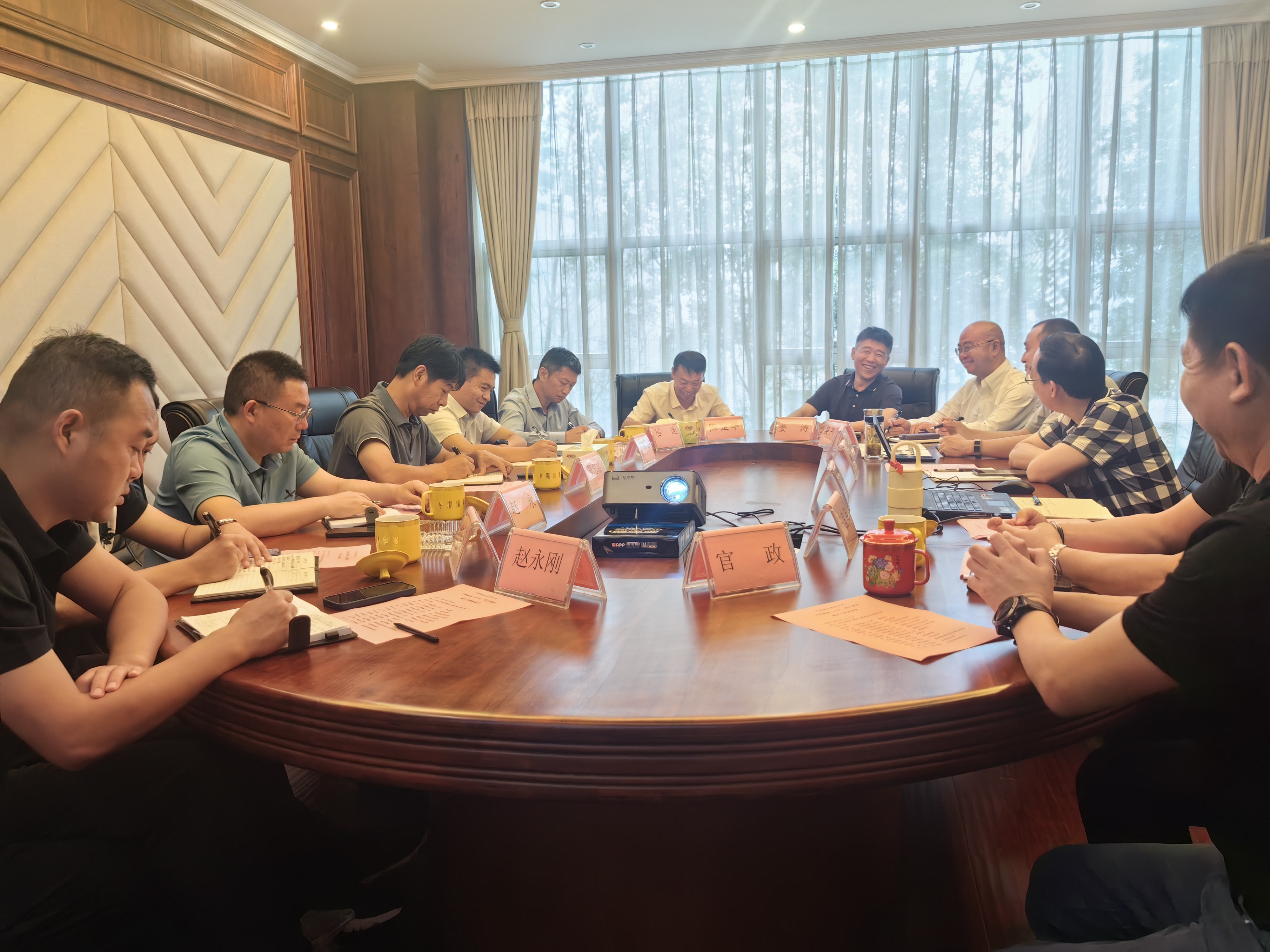 【公司要闻】公司与中铁国际南美公司、四川鸿川建设公司交流座谈